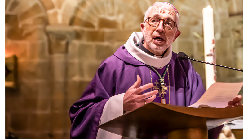 Visite pastorale de Mgr Bertrand Lacombe dans le Bas-Armagnac et à Aignan