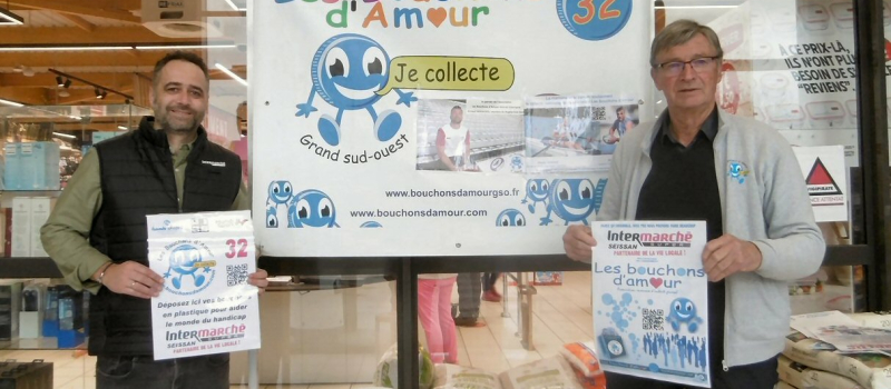 La collecte des " Bouchons d'Amour" est désormais possible à Seissan