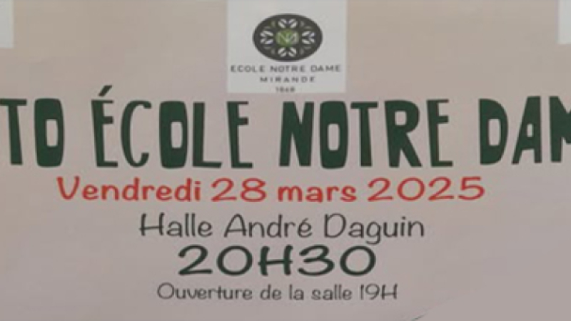 Loto de l'École notre dame