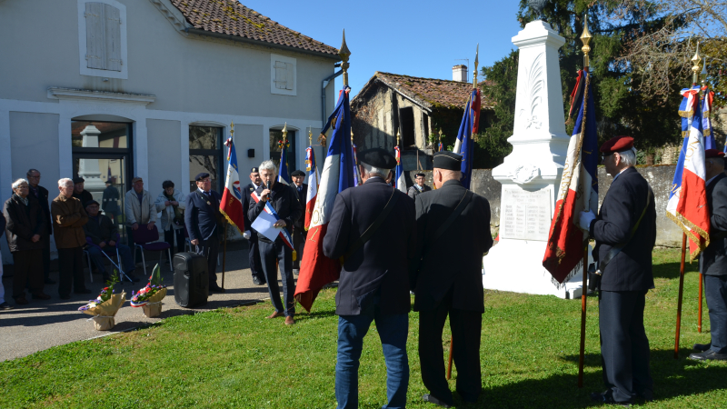 Inauguration du monument aux morts