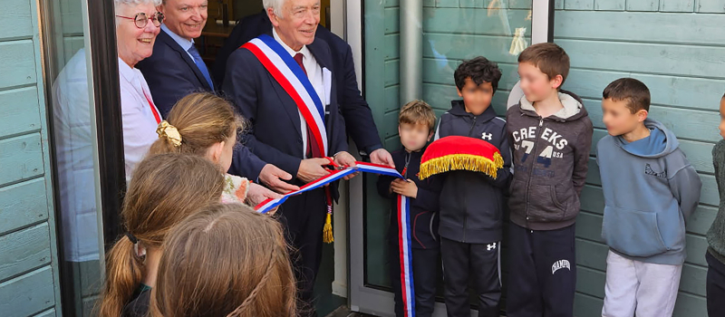 Inauguration de la cuisine centrale à L'Isle-Jourdain.