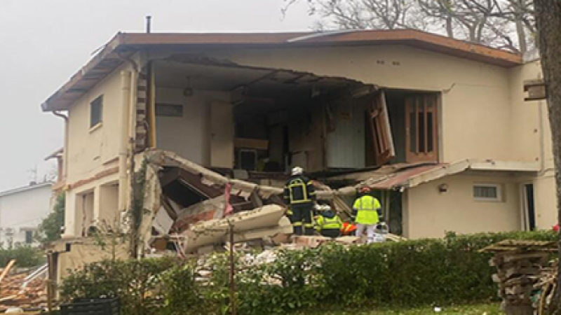 Explosion suivie d'incendie avec 2 victimes
