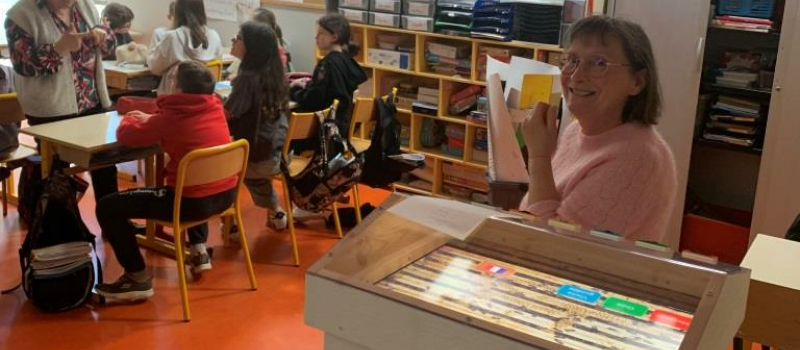 La vie passionnante  des abeilles racontée  à l'école avec l'association HygieSport