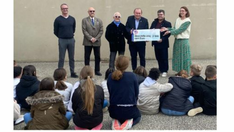 Le Souvenir Français soutient l’école publique Louis Monge