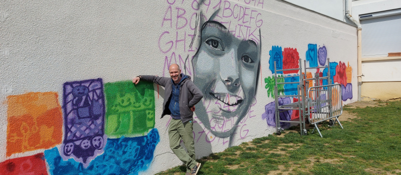 Un projet artistique et pédagogique : le street art s’invite à l’école Marc Castex !