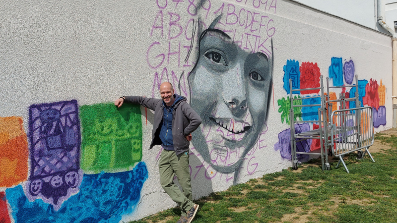 Un projet artistique et pédagogique : le street art s’invite à l’école Marc Castex !