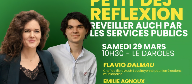 Réveillez Auch, acte 2 des petits Dej d'Auch Ecocitoyenne