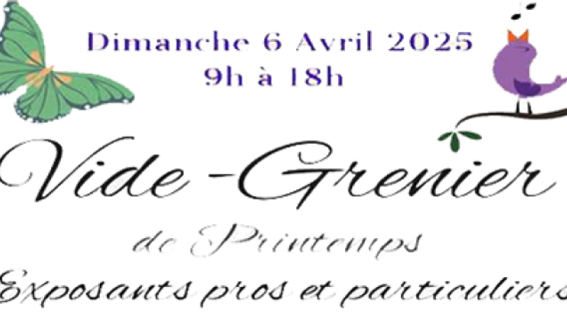 vide grenier de printemps