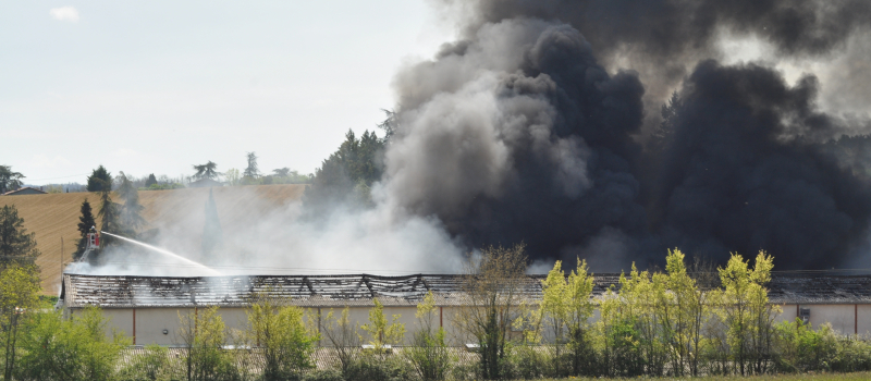 L'usine Gerstube ravagée par un incendie