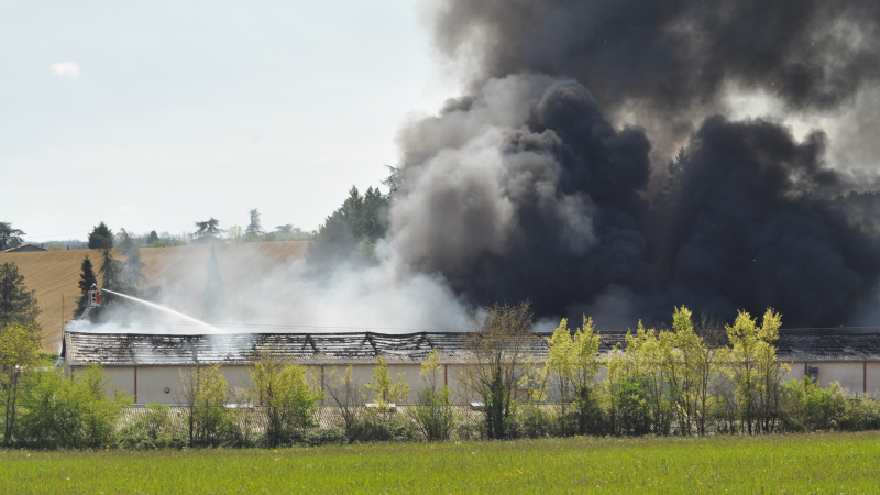 L'usine Gerstube ravagée par un incendie