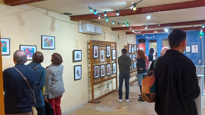A la Maison Bleue, une exposition "Les palettes de couleurs des métissages" à découvrir !