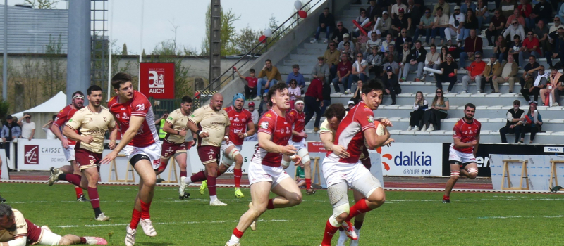 Le RC Auch se qualifie pour les quarts de finale malgré une petite frayeur en fin de match