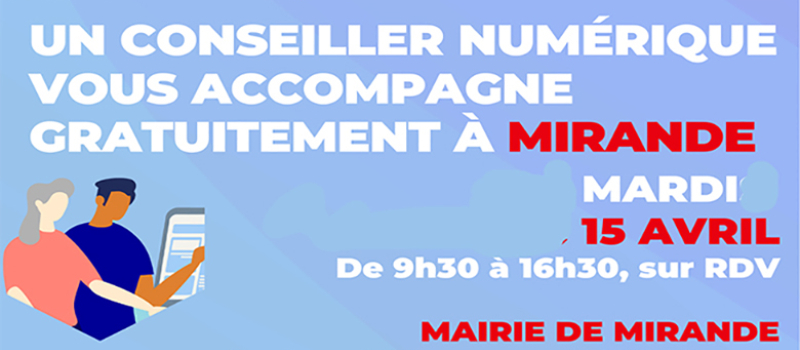 Un conseiller numérique a votre écoute