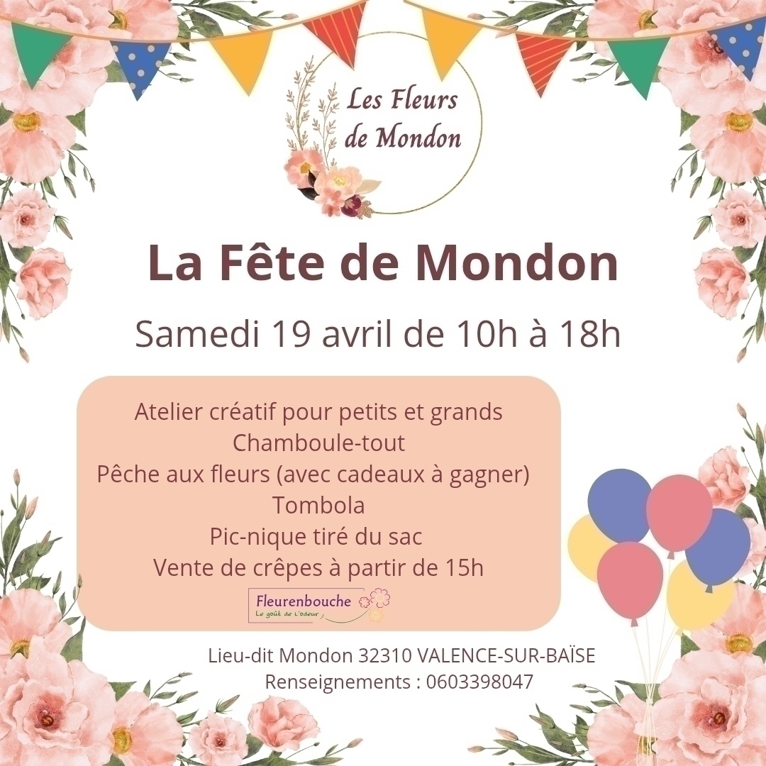 La fête des fleurs de Mondon