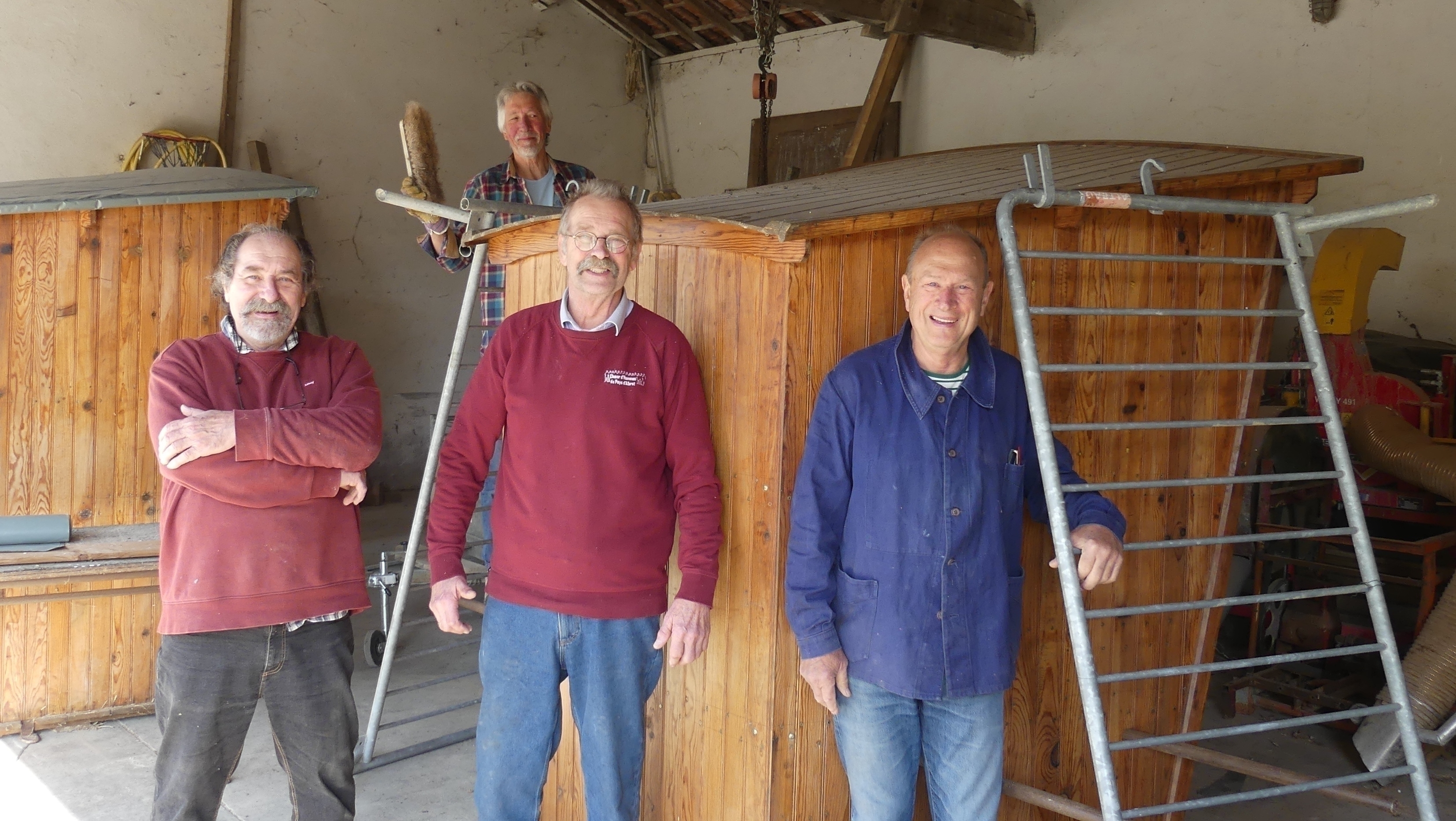 Philippe, Ian, Wiger,et Raymond