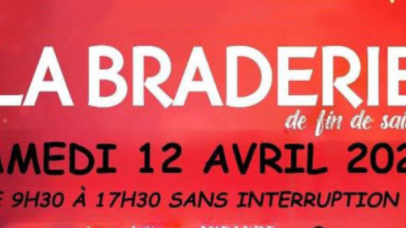 La braderie de la Croix Rouge