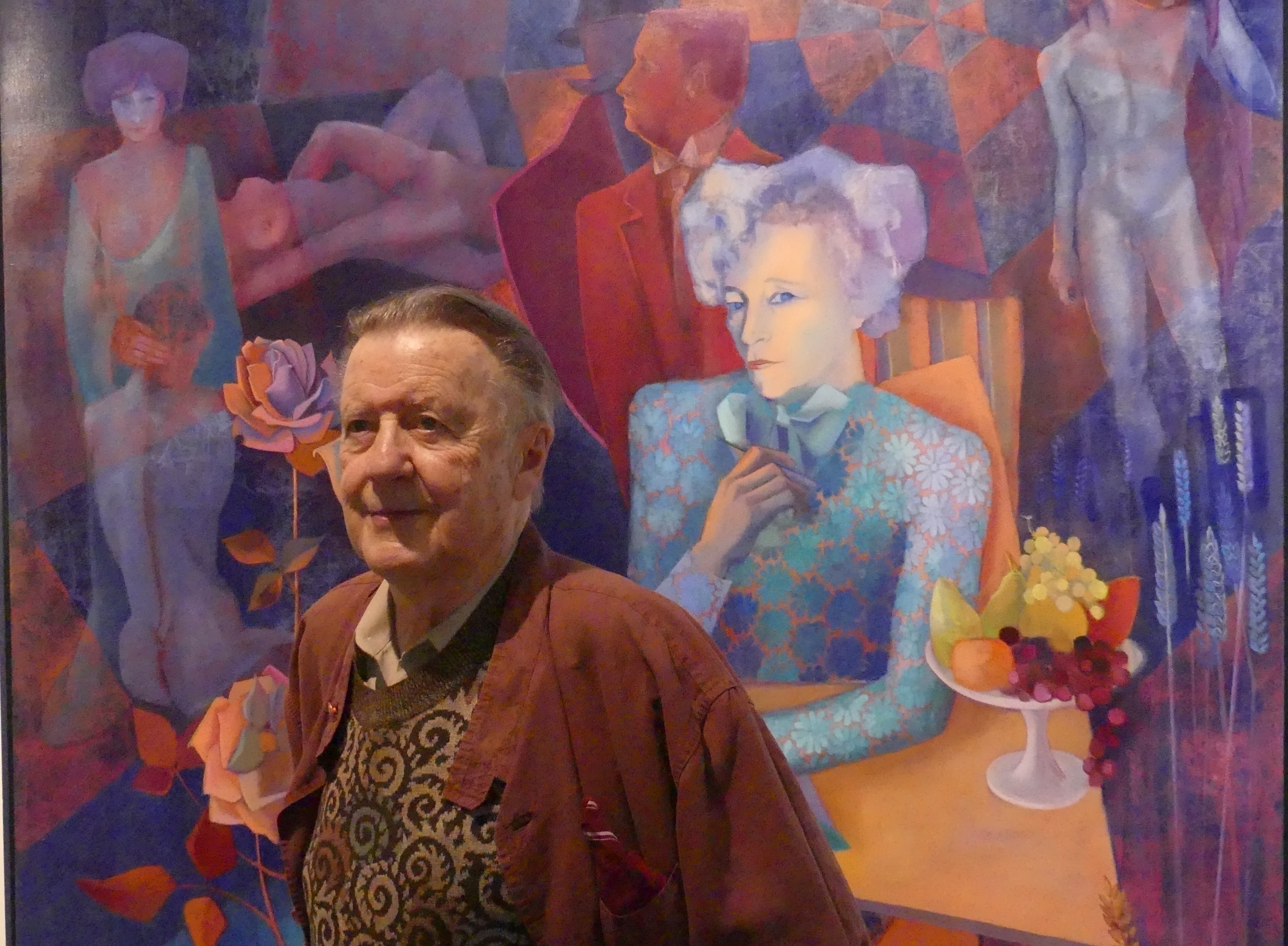Michel Rémy-Bieth, sous l'œil bienveillant de Colette