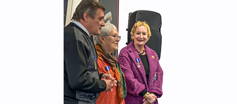 Nogaro: Rolande Delord faite Chevalier du Mérite du sang