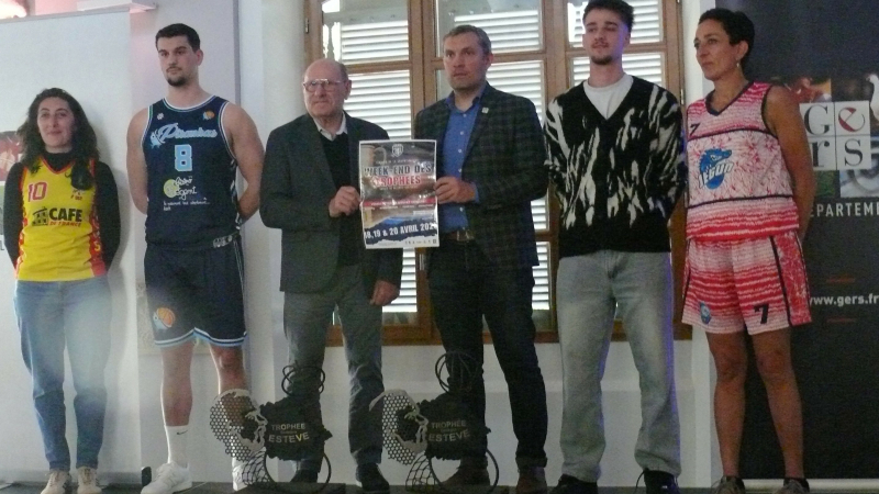 Le Conseil départemental du Gers met à l’honneur les finalistes du Trophée Georges Estève de basket