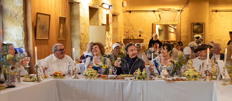 Tournage de Stéphane Bern à Lupiac pour «Le Village préféré des Français»