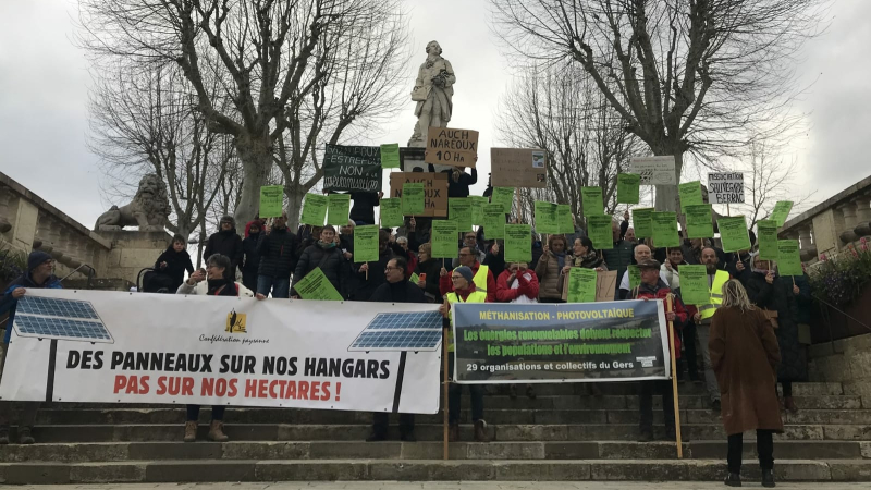 Nouveau rassemblement des Amis de la Terre du Gers et des collectifs gersois ce jeudi à 18h devant la Préfecture à Auch