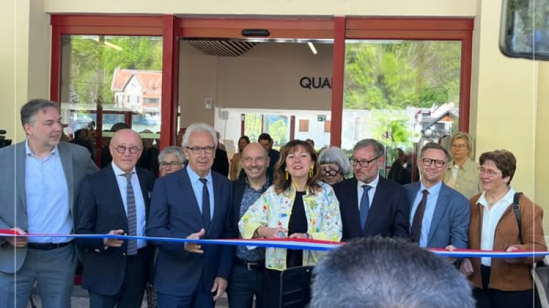 Carole Delga, a eu le plaisir d’inaugurer la gare de Luchon,