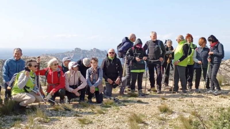 Les Caminaïres en vadrouille dans les Calanques !