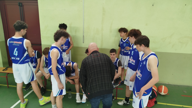 L'équipe masculine U15 du Basket Club du Mirandais en route vers la finale !
