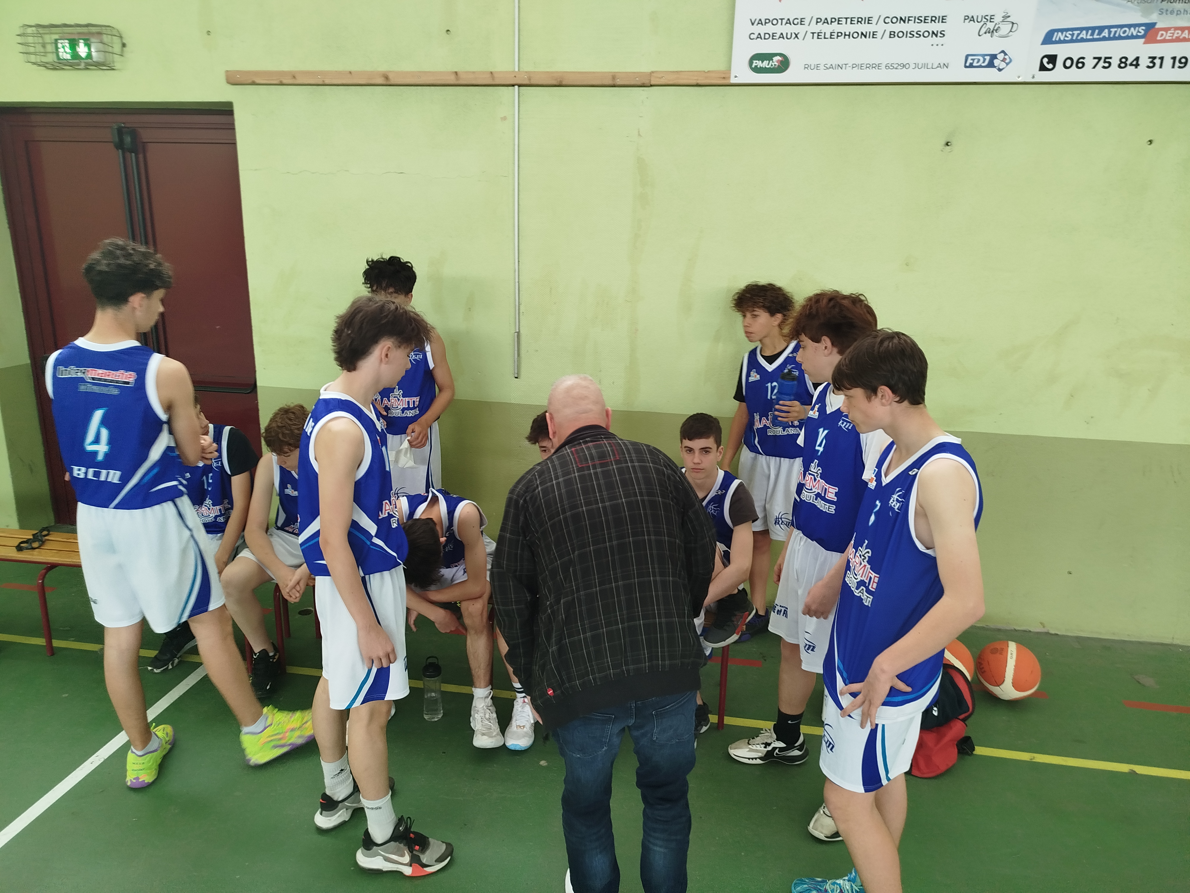 L'équipe masculine U15 du Basket Club du Mirandais en route vers la finale !