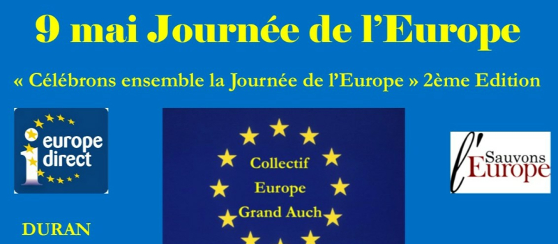 9 mai : Duran 2ème journée de l'Europe organisée par le collectif Europe Grand Auch
