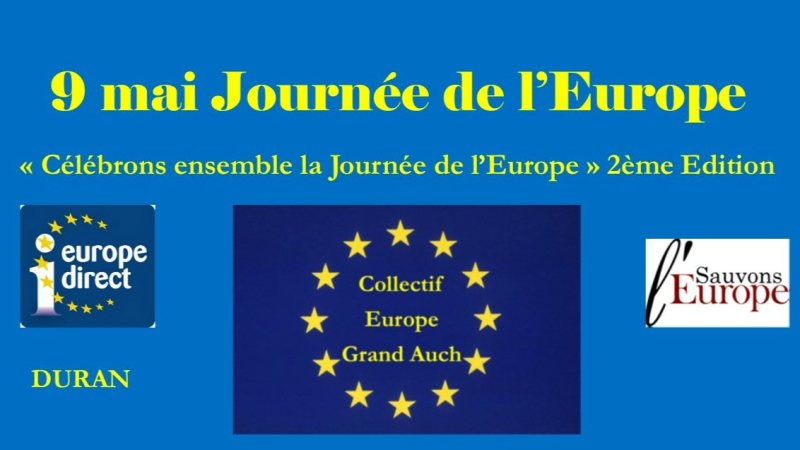9 mai : Duran 2ème journée de l'Europe organisée par le collectif Europe Grand Auch