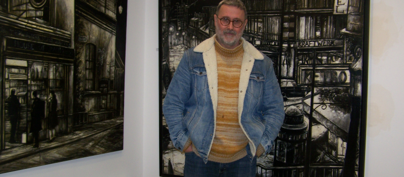 Une vision de l'urbain vue par le talentueux artiste-peintre Thierry Sellem à la galerie "L'Arcade " à Saint-Clar.