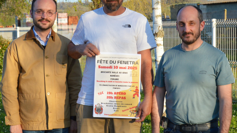Fête du Fenetra avec l'Amicale des  pompiers de Seissan
