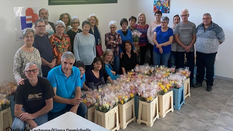 Une rose Un espoir : 800 roses vendues et 27 motards mobilisés
