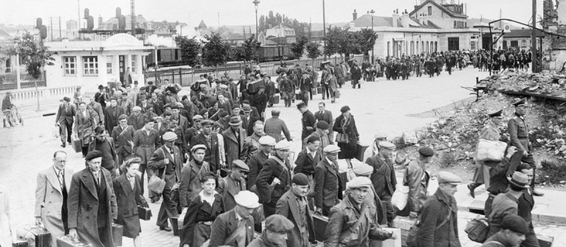 Les Italiens gersois requis au STO en 1943.