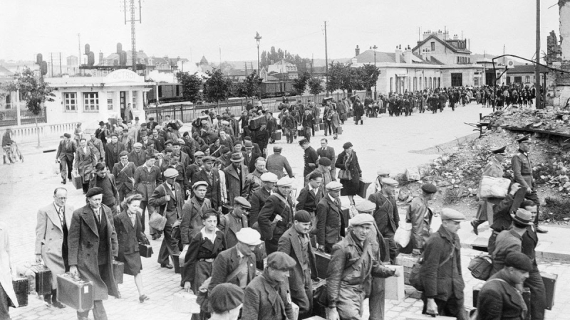 Les Italiens gersois requis au STO en 1943.