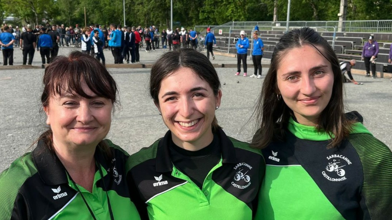 Club de pétanque de Castillon :  belle performance des filles  !