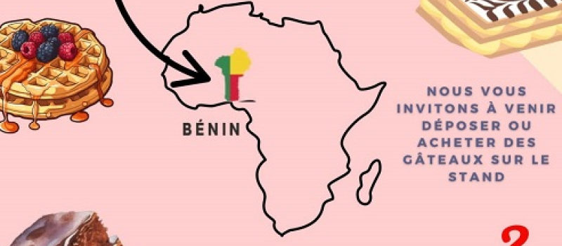 Le conseil municipal des jeunes de Mauveizn organise avec l’association CŒUR EN PARTAGE une vente de gâteaux et d’objets artisanaux du BENIN.