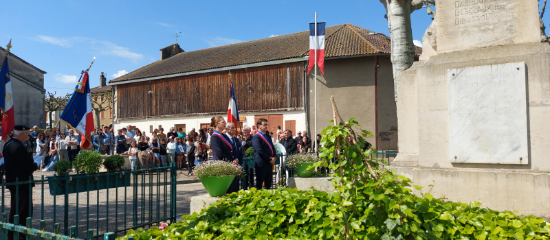 Vic-Fezensac commémore le 80e anniversaire du 8 mai 1945