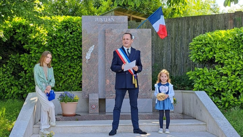 Commémoration du 8 mai 1945 à Justian : un moment partagé entre plusieurs générations pour ne pas oublier