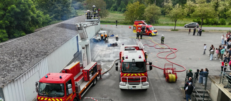Les pompiers ont enflammé Seissan!