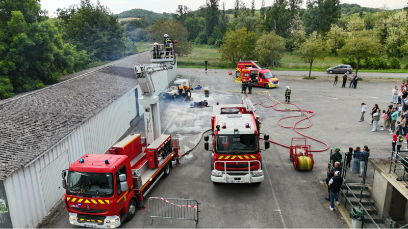 Les pompiers ont enflammé Seissan!