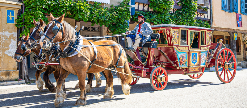 Lupiac: le carrosse de d'Artagnan, réalisation hors du commun