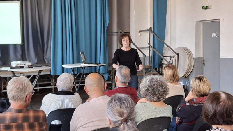 Anne-Pierre Darrées a présenté sa conférence