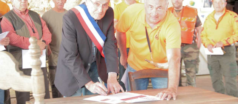 "Le manifeste de la chasse" a été signé en mairie