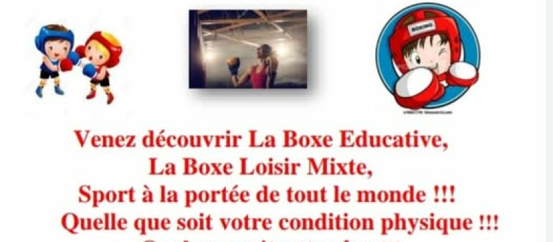 Venez essayer la boxe ...