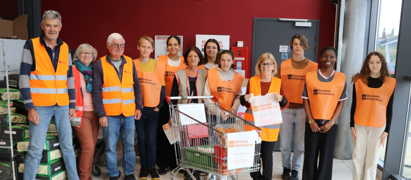 Collecte de la Banque alimentaire relayée par la Croix Rouge