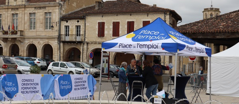 Succès pour "La Place de l’Emploi" à Mauvezin