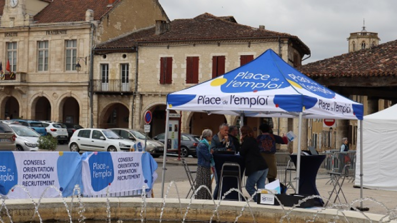 Succès pour "La Place de l’Emploi" à Mauvezin