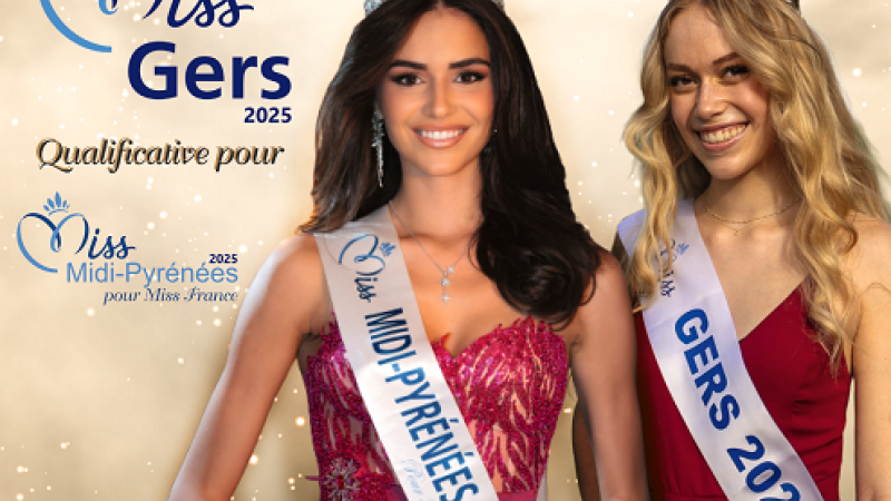 Communiqué du Comité Miss Gers dévoile l’affiche officielle de l’élection Miss Gers 2025